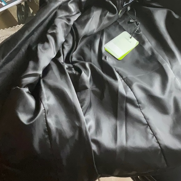 Sam Edelman Black Lamb Leather Moto Jacket Size M, NWT - Picture 15 of 16